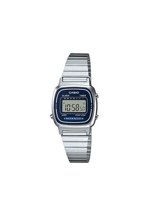 Reloj Para Mujer Casio La-670Wa-2 Plateado