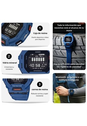 Reloj Casio G-SHOCK Modelo GBD-200-2DR Con Bluetooth