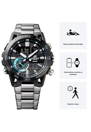 Reloj Casio Edifice ECB-40DB-1A Diseño Deportivo