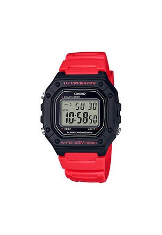 Reloj Para Hombre Casio W_218H_4Bv Rojo Casio