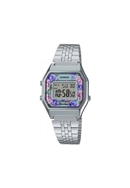 Reloj Para Mujer Casio La680Wa2C Plateado
