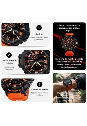 Reloj Casio G-SHOCK GA-1000-4A Diseño Deportivo
