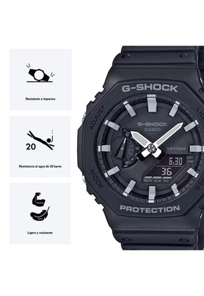 Reloj Casio G-SHOCK GA-2100-1A Diseño Deportivo