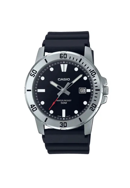 Reloj Casio Modelo MTP-VD01-1EV Negro Hombre