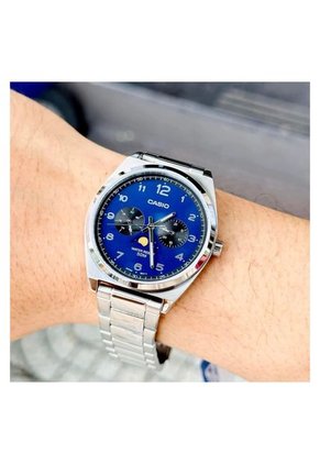 Reloj Casio Modelo MTPM300D-2AVDF Plateado Hombre