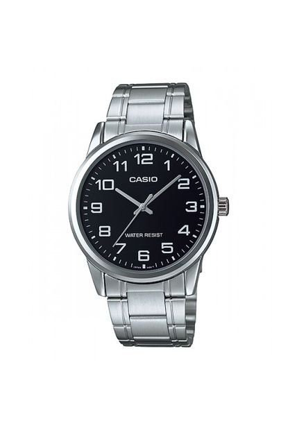 Reloj Para Hombre Casio Mtp-V001D Mtp-V001D-1B Plateado