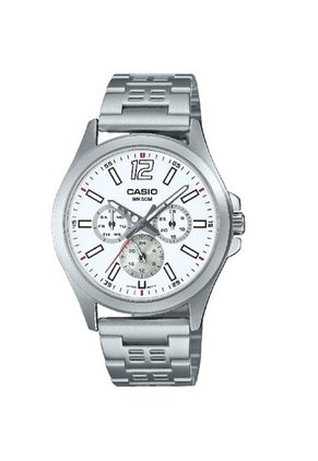 Reloj Casio Blanco Hombre MTP-E350D-7B