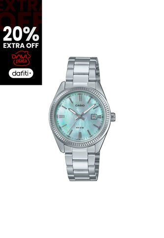 Reloj Casio Modelo LTP-1302DS-2AVDF Plateado Mujer Casio