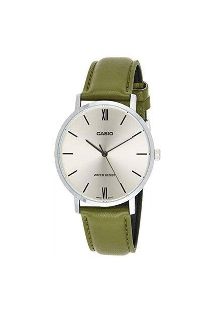 Reloj Para Mujer Casio Casio Mtp-Vt01L-3Budf Verde
