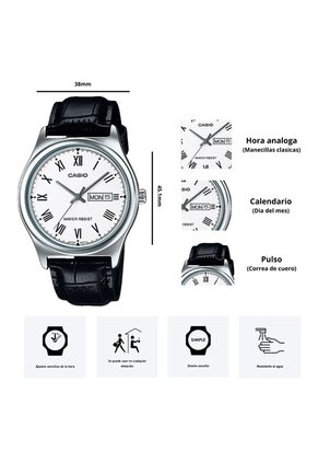 Reloj Casio Referencia MTP-V006L-7B Diseño Elegante