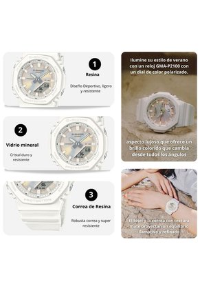 Reloj Casio G-SHOCK GMA-P2100PC-7A Diseño Deportivo