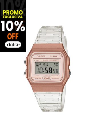 Reloj Casio F-91WS-7A3DF Para Unisex Casio