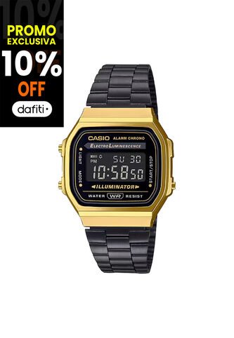 Reloj Casio A168WEGB-1BDF Para Hombre Casio
