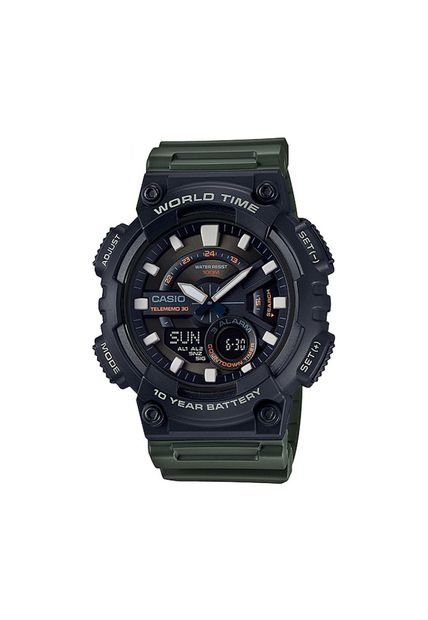 Reloj Para Hombre Casio Aeq110W-3Av Negro