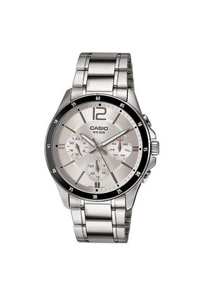 Reloj Para Hombre Casio Mtp-1374D-7Av Plateado
