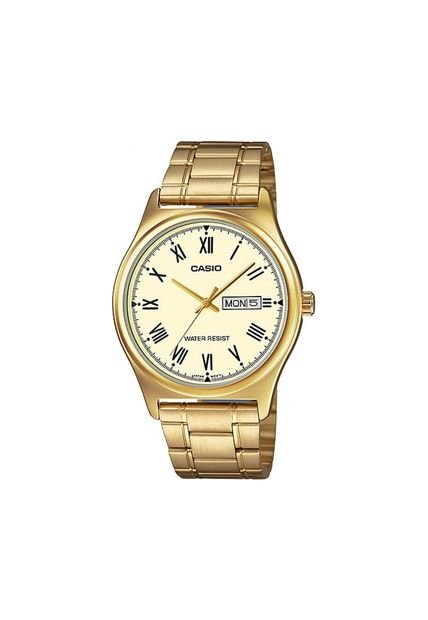 Reloj Para Hombre Casio Mtp_V006G_9B Dorado