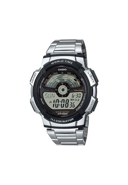 Reloj Para Hombre Casio Ae-1100Wd-1Av Plateado