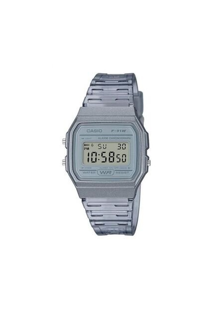 Reloj Para Mujer Casio F91Ws-8Df Transparente
