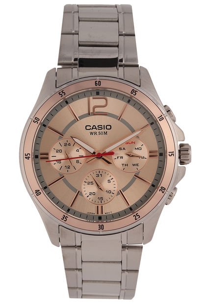 Reloj Plateado-Cobre CASIO