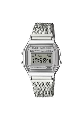 Reloj Casio Modelo A158WEM-7DF Plateado Unisex
