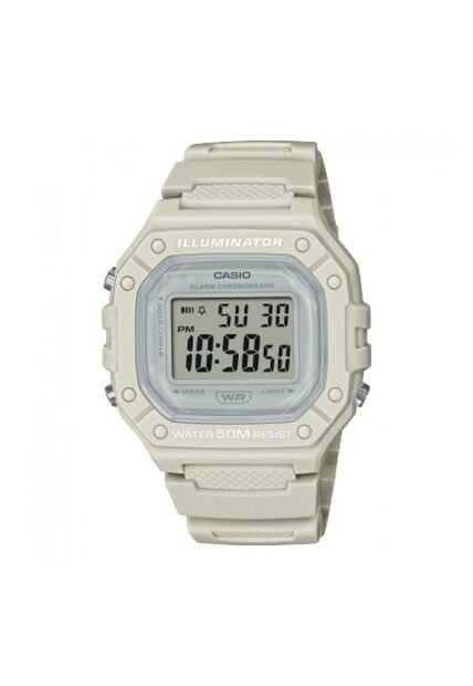 Reloj Para Unisex Casio Illuminator W218Hc-8Avdf Blanco