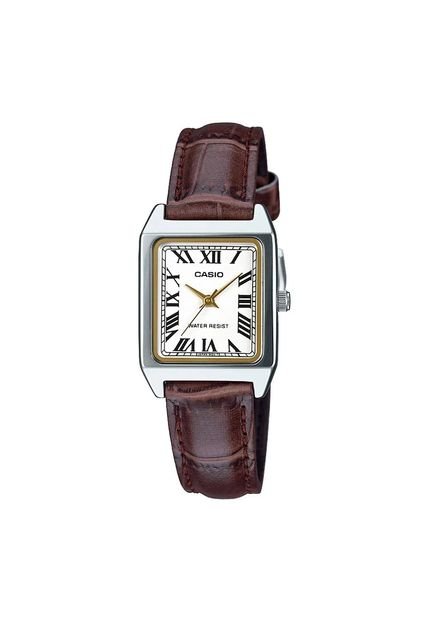 Reloj Casio Para Mujer Análogo LTP-V007L-7B2 100 Original-Blanco