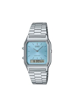Reloj Casio Modelo AQ-230A-2A1 Plateado Unisex