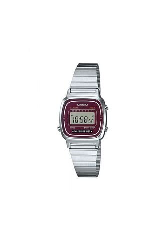 Reloj Para Mujer Casio La-670Wa-4 Plateado Casio