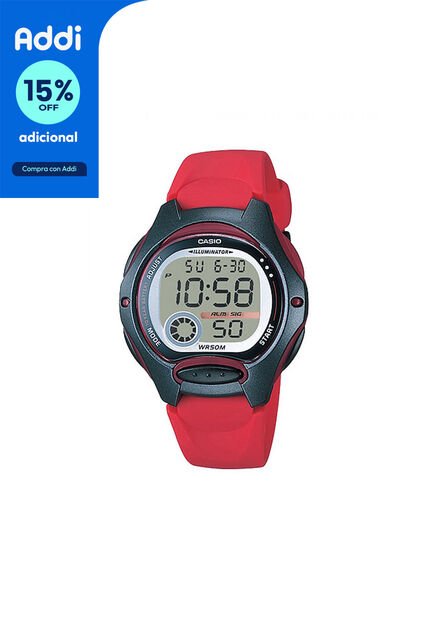 Reloj Para Mujer Casio Casio Lw-200-4Avdf Rojo