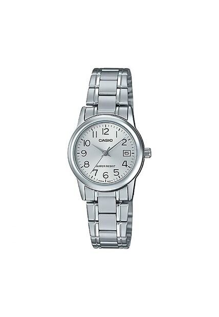 Reloj Para Mujer Casio Ltp_V002D_7B Plateado