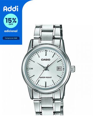 Reloj Para Mujer Casio Ltp_V002D_7A Plateado Casio