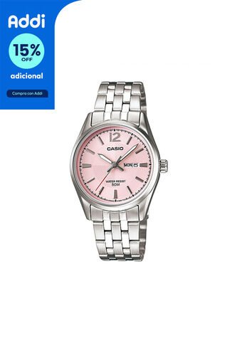 Reloj CASIO Modelo LTP-1335D-5AV Plateado Unisex Casio