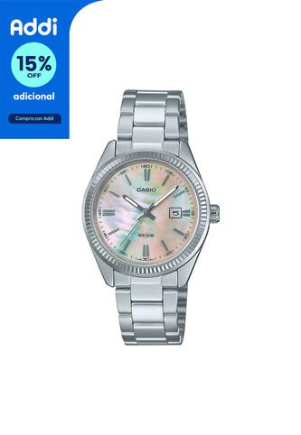 Reloj Casio Modelo LTP-1302DS-4AVDF Plateado Mujer Casio