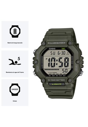 Reloj Casio AE-1600HX-3AV Diseño Deportivo