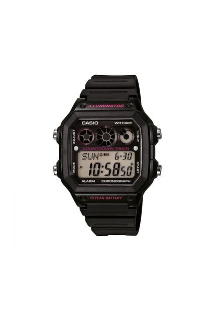Reloj Para Hombre Casio Ae-1300Wh-1A2V Negro