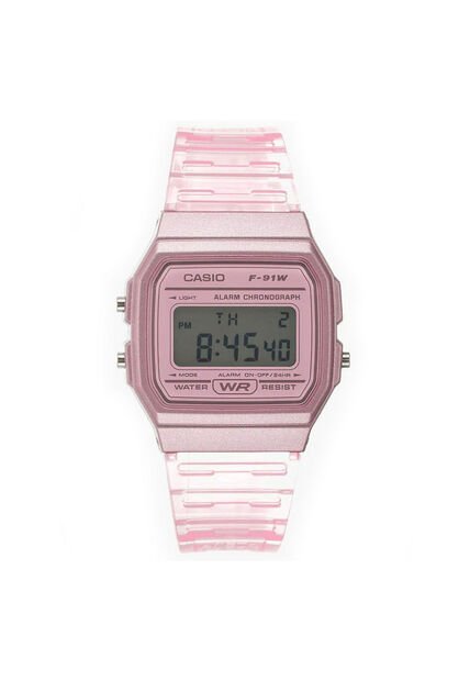 Reloj Para Mujer Casio - F91Ws-4Df Rosa
