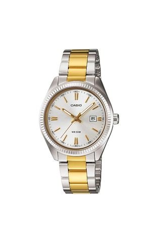 Reloj Casio LTP-1302SG-7A Analogo 100% Original-plateado Casio