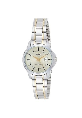 Reloj Casio LTP-V004SG-9A Analogo 100% Original-champana Casio