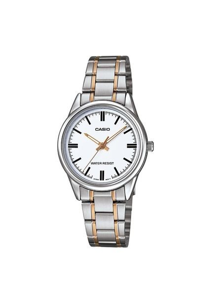 Reloj Casio LTP-V005SG-7A Analogo 100% Original-blanco