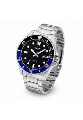 Reloj Casio Modelo Mdv-107d-1a2vdf Plateado Hombre