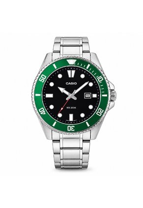 Reloj Casio Modelo Mdv-107d-3avdf Plateado Hombre