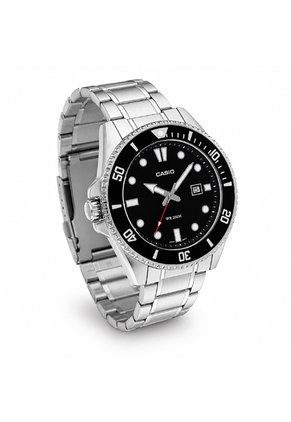 Reloj Casio Modelo Mdv-107d-1a1vdf Plateado Hombre