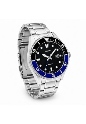 Reloj Casio Modelo Mdv-107d-1a2vdf Plateado Hombre