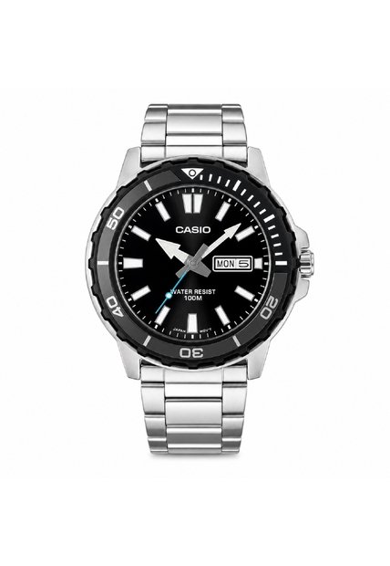Reloj Casio Modelo Mtd-125d-1a3vdf Plateado Hombre
