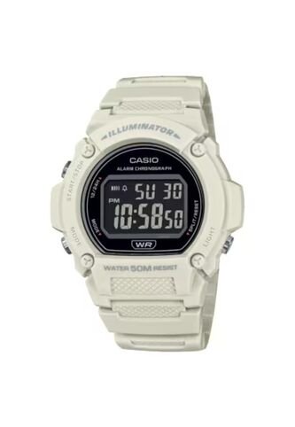 Reloj Casio Modelo W-219HC-8BV Blanco Hombre Casio