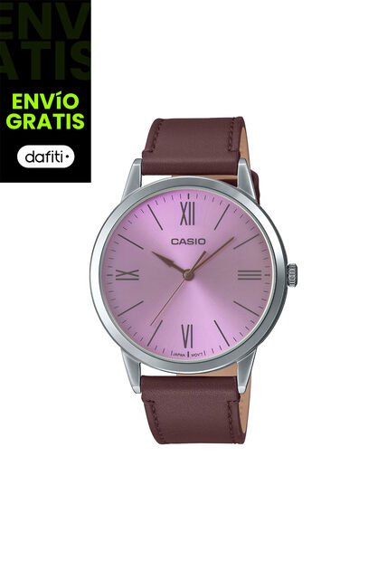 Reloj Casio Modelo MTPE600L-5BDF Marron Hombre
