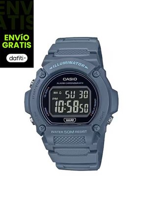 Reloj Casío Modelo W219hc-2bvdf Gris Hombre