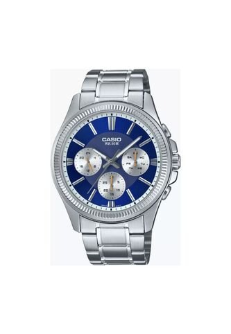 Reloj Casio Modelo MTP-1375D-2A1V Plateado Hombre Casio