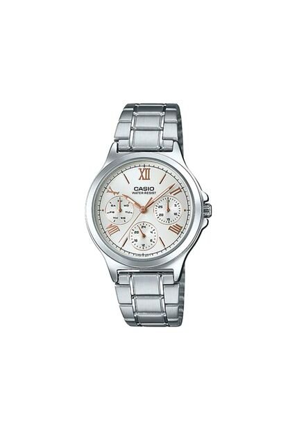 Reloj CASIO Modelo LTP-V300D-7A2 Plateado Unisex