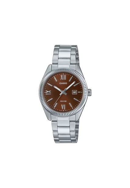 Reloj Casio Modelo LTP-1302DD-5AVDF Plateado Mujer